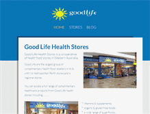 Tablet Screenshot of goodlifehealth.com.au